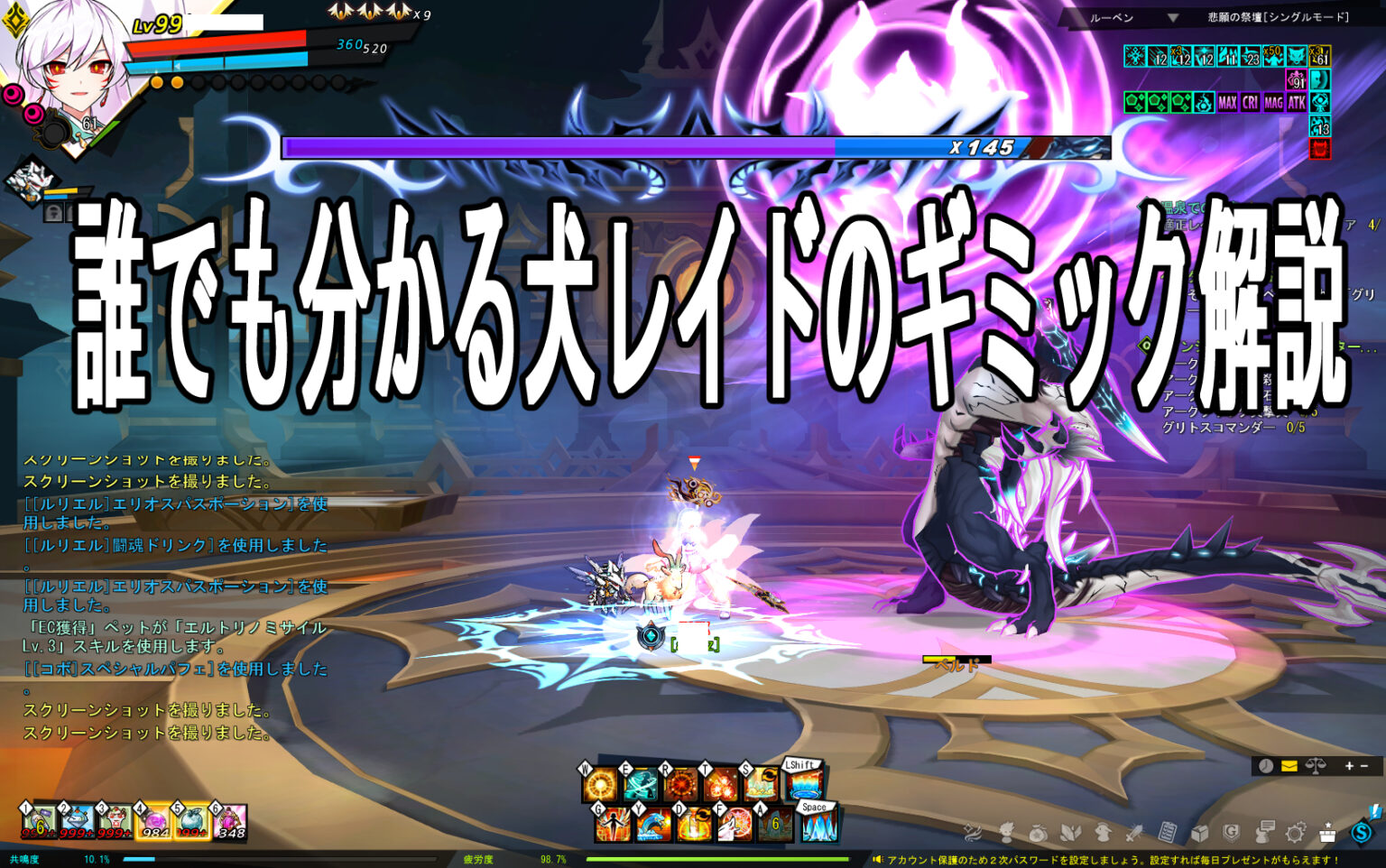 エルソード　犬レイド　プリュナウムレイドの攻略
